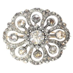 Dutch Victorian Brooch: A Legacy of Lustrous Diamonds